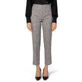 Sandro Ferrone Gray Polyester Pant -   -  Sandro Ferrone.